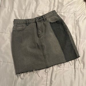 PrettyLittleThing Denim Mini Skirt